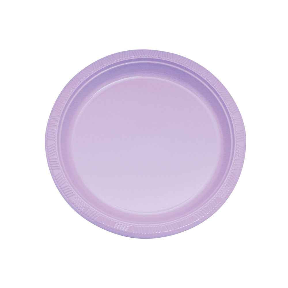 Set 10 Platos 22 cm Lila | Big Party